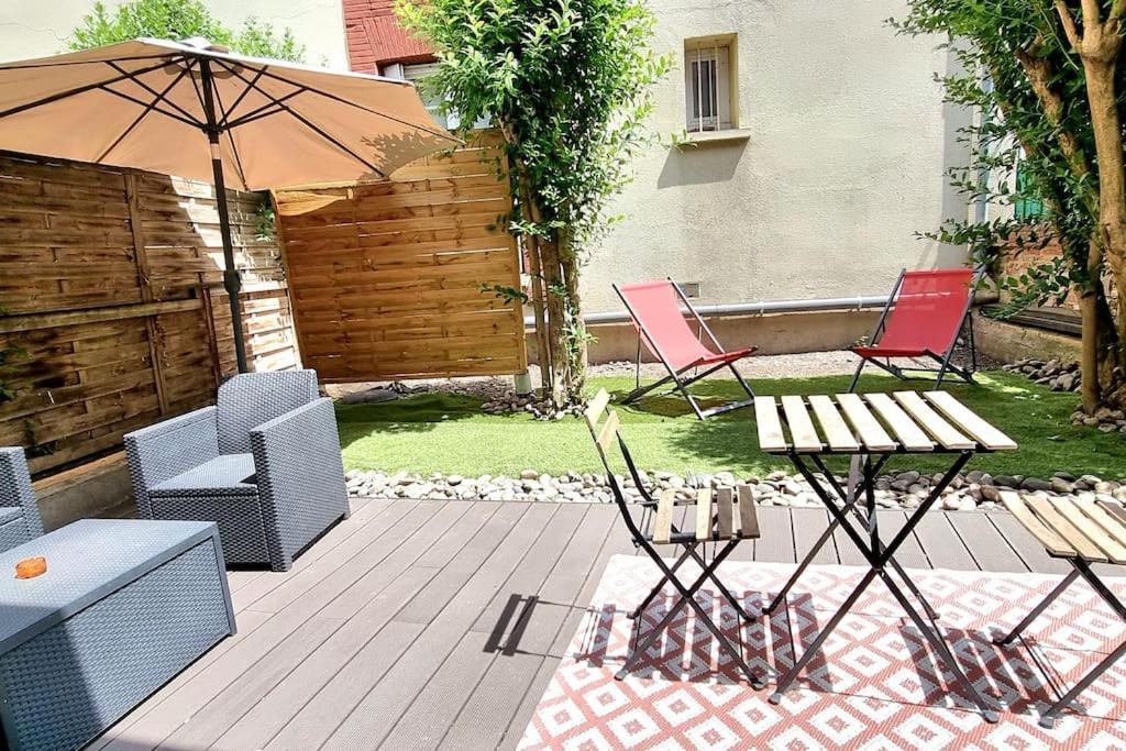 Ferienwohnung T2 Cosy & Garden - Hypercentre - Gare - Wifi Toulouse Exterior foto